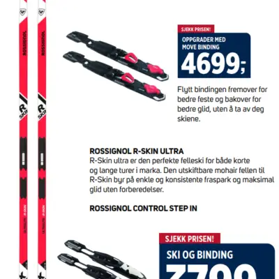Rossignol R-skin Ultra m/binding